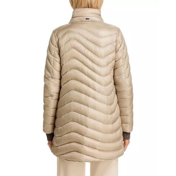 Herno Quilted Coat in Chantilly IT 38/ US 2 $855 - Picture 4 of 14